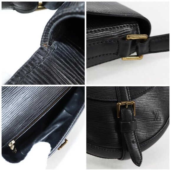 LOUIS VUITTON Epi Chantilly PM Shoulder Bag SPO Black LV Auth 135467V - Picture 15 of 16